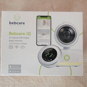 NEW Bebcare iQ - A Hybrid WiFi Video Baby Monitor Low Emission Radio